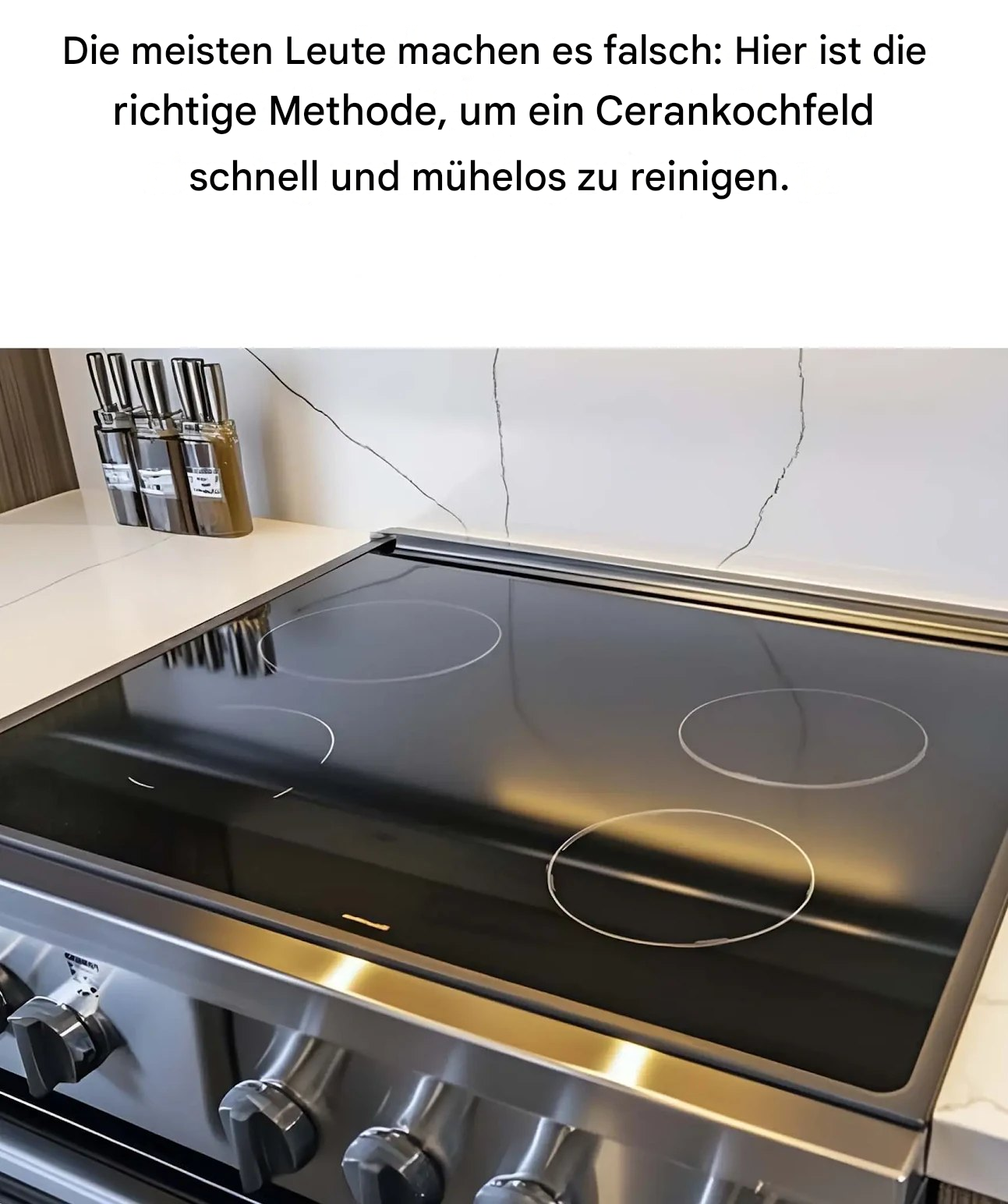 Wie man Glaskeramik-Kochfelder effektiv reinigt, ohne sie zu zerkratzen