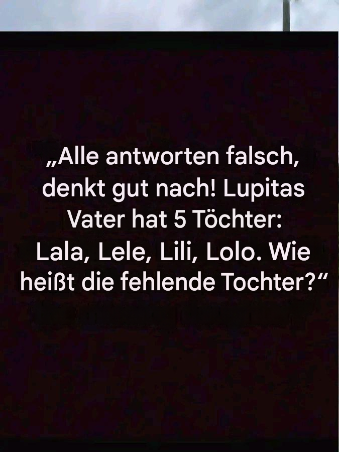 Bist du intelligent genug, um diese Frage zu beantworten?
