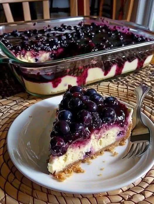 Blaubeer-Käsekuchen ohne Backen