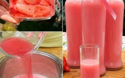 Hausgemachter Erdbeersaft: Das erfrischende, natürlich süße Getränk, das nach Sommer im Glas schmeckt (und nur 10 Minuten dauert!)