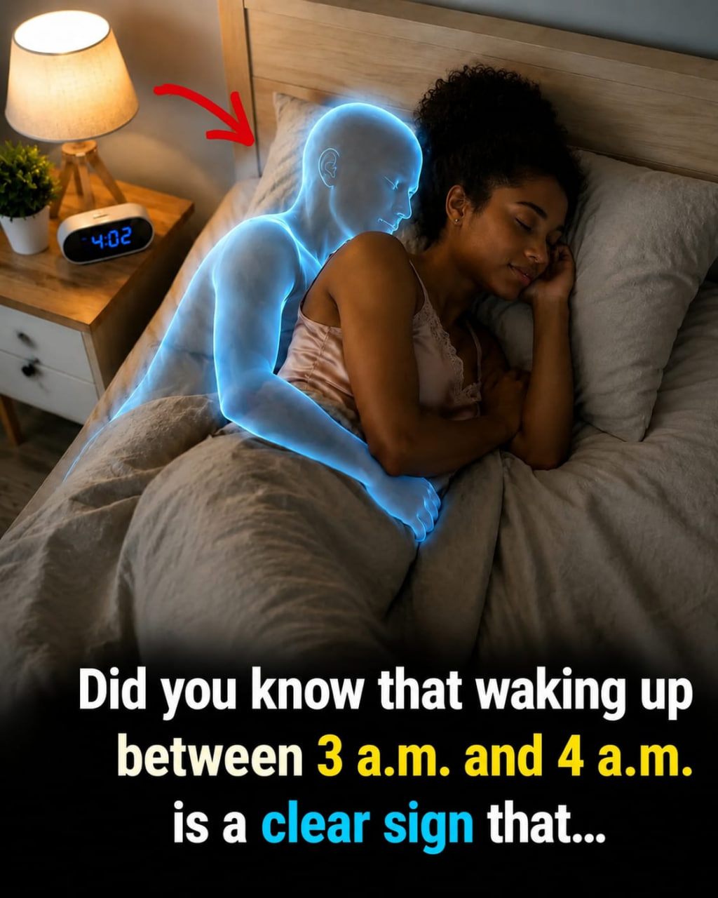 Wussten Sie, dass das Aufwachen um 3 oder 4 Uhr morgens ein deutliches Anzeichen für … ist?
