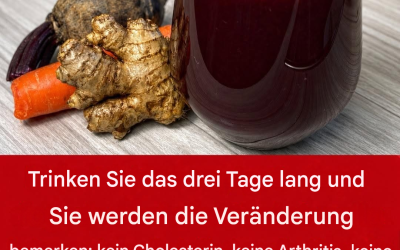 Trinken Sie dies 30 Tage lang und spüren Sie den Unterschied: Natürliches Rote-Bete-Rezept für Energie, Gelenkkomfort und Herzgesundheit