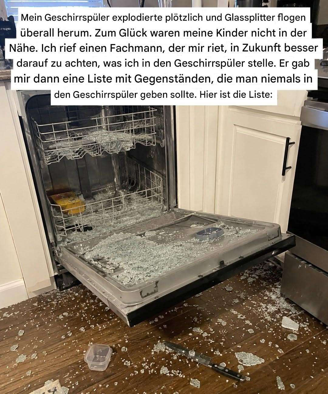 **8 Dinge, die Sie auf keinen Fall in den Geschirrspüler geben sollten** (Und warum)