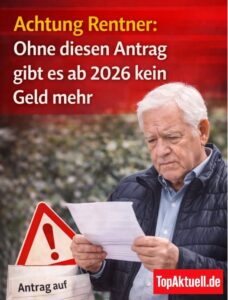 Rente 2026: Wer diesen neuen Antrag nicht stellt, verliert ab Januar 2026 sein Geld – Experten warnen!