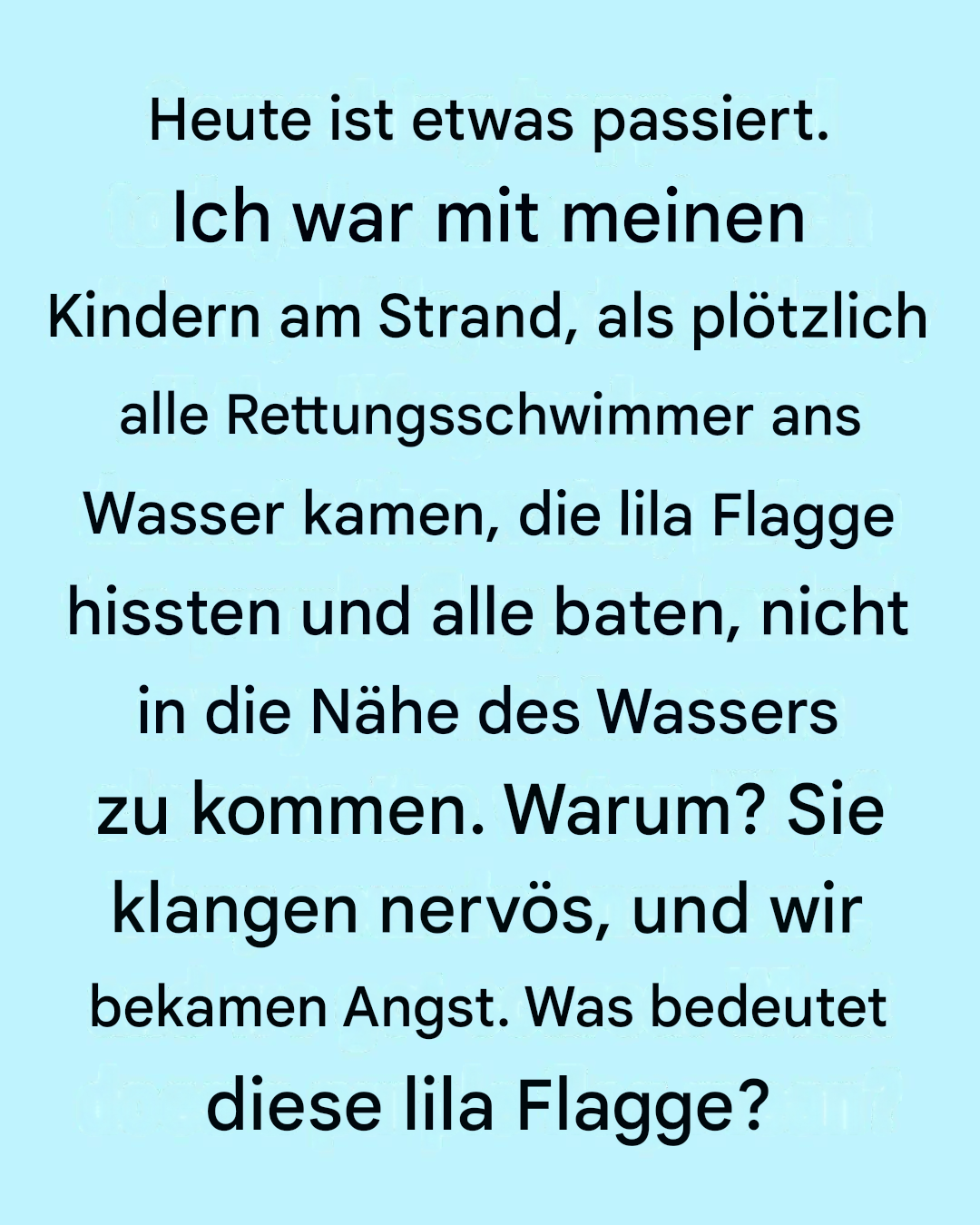 Die lila Flagge am Strand: Was sie wirklich bedeutet (und warum Sie darauf achten sollten)
