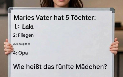 Wie heißt das fünfte Mädchen? Klicke auf den Link, um die Antwort zu sehen.