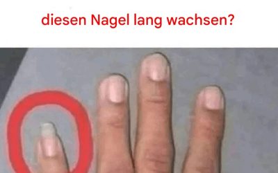 Warum lassen manche Männer ihre kleinen Fingernägel lang?