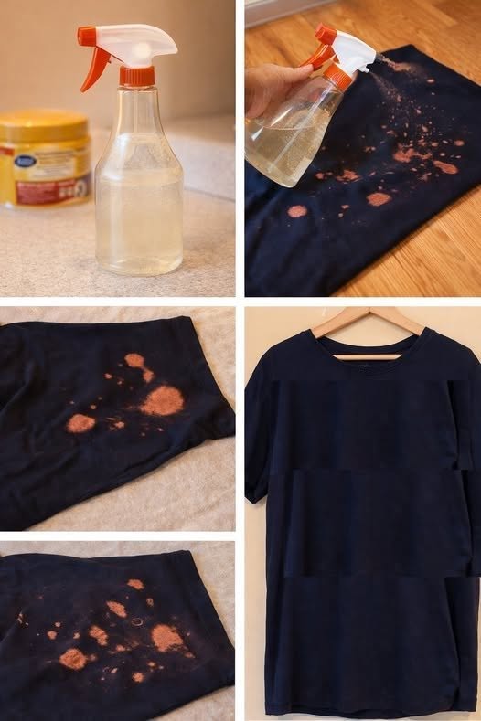 So entfernen Sie Bleichflecken schnell und einfach aus Ihrer Kleidung