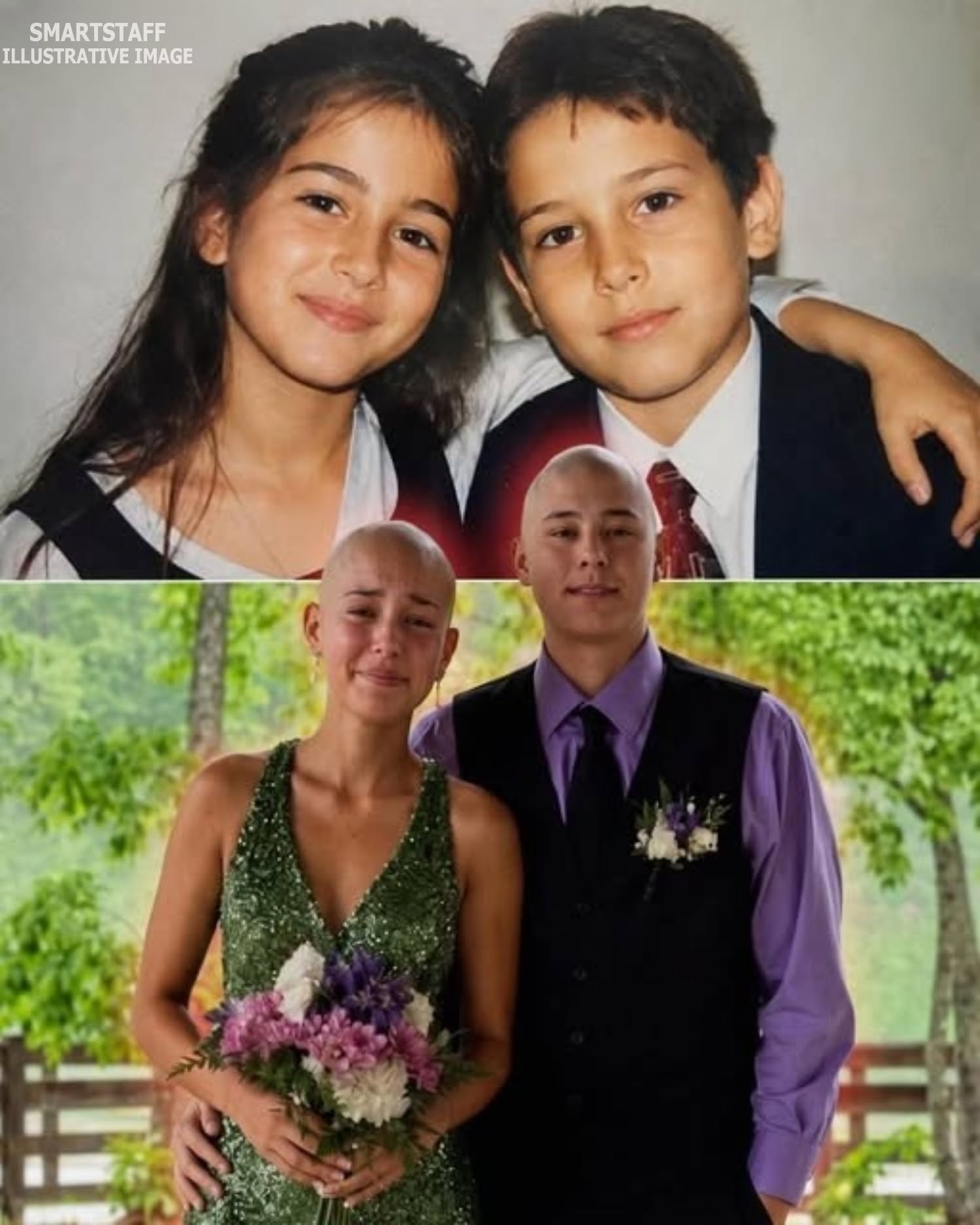 Mein Abschlussballkleid hing im Schrank, während ich mich einer Diagnose im Stadium 3 stellte – was mein Date beim Abiball tat, veränderte mein Leben für immer