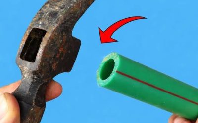 Wirf dein PVC-Rohr nicht weg! Ich zeige dir, wie man einen Hammerstiel aus PVC herstellt.