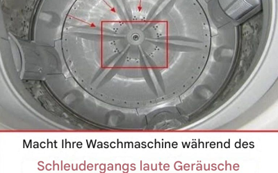 Meine Waschmaschine macht sehr laute Geräusche und vibriert stark! Versuchen Sie Folgendes, bevor Sie einen Reparaturdienst rufen.