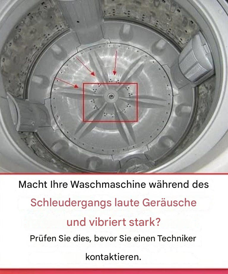 Meine Waschmaschine macht sehr laute Geräusche und vibriert stark! Versuchen Sie Folgendes, bevor Sie einen Reparaturdienst rufen.