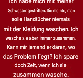 Die Wahrheit über das gemeinsame Waschen von Handtüchern und Kleidung