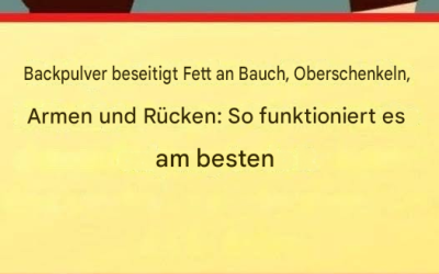 Backpulver entfernt Fett aus all diesen Bereichen – das geht nur so!