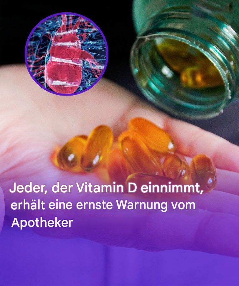 Apotheker warnt alle, die Vitamin D einnehmen