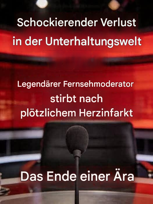 Eilmeldung: Beliebter Fernsehmoderator stirbt plötzlich im Alter von 74 Jahren nach Herzinfarkt… Mehr dazu ®