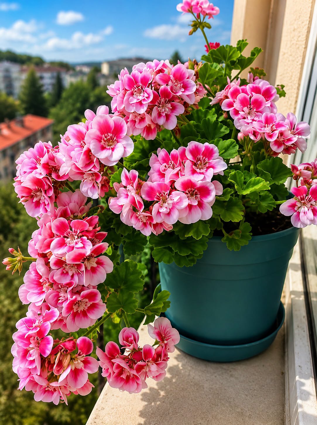 Wie man Geranien im Frühling düngt