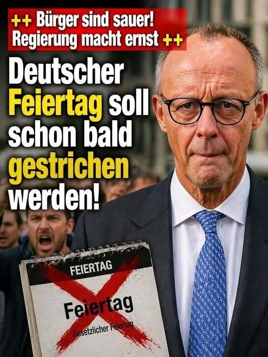 Merz hat bereits gewarnt: Die Deutschen arbeiten zu wenig! Nun steht ein Feiertag auf der Kippe …