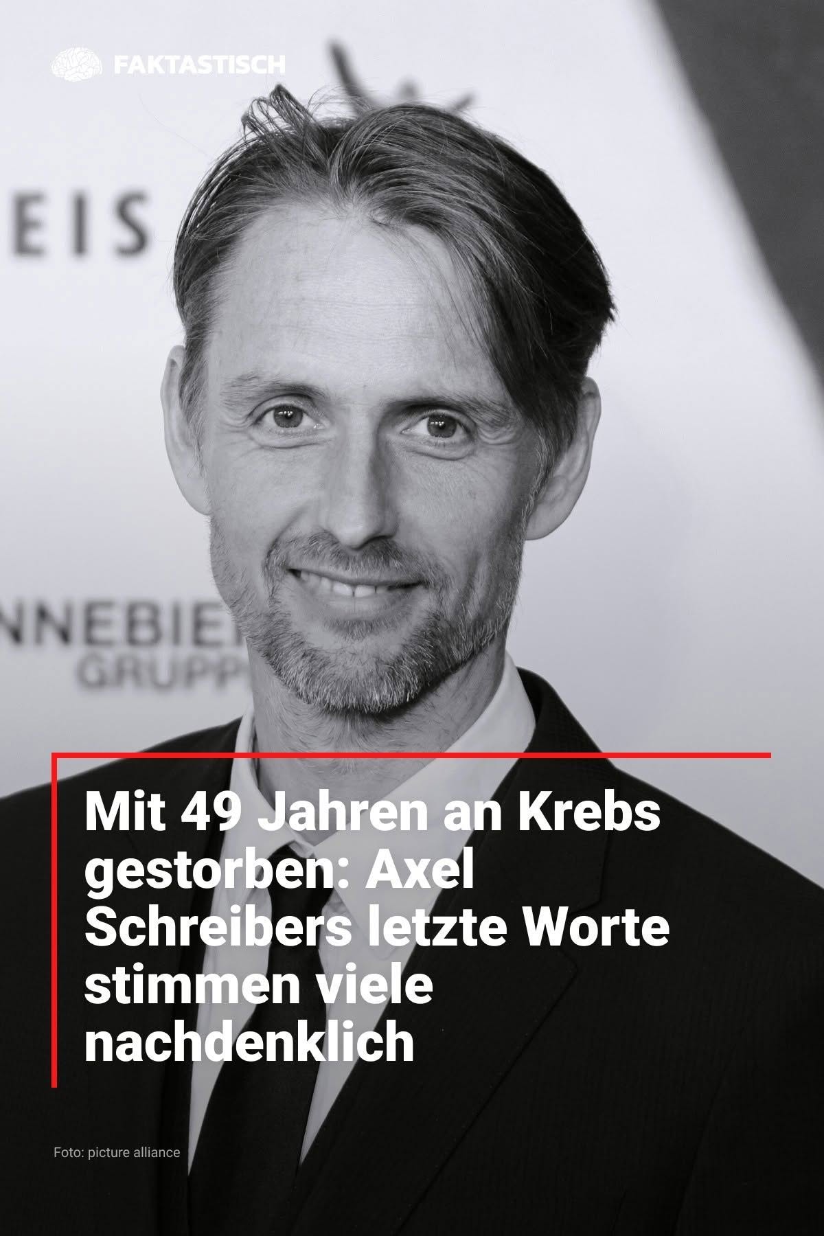 Mit 49 Jahren an Krebs gestorben: Axel Schreibers letzte Worte stimmen viele nachdenklich