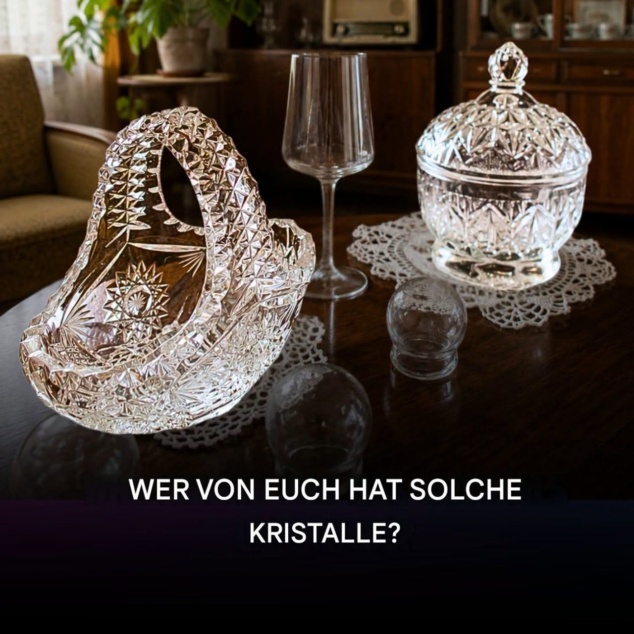 Wer von euch hat noch solche Kristalle zu Hause?