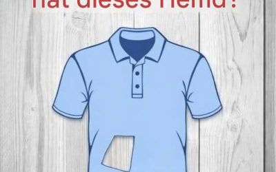 Ich wette, 99,99 % werden daran scheitern! Wie viele Löcher hat dieses Shirt?