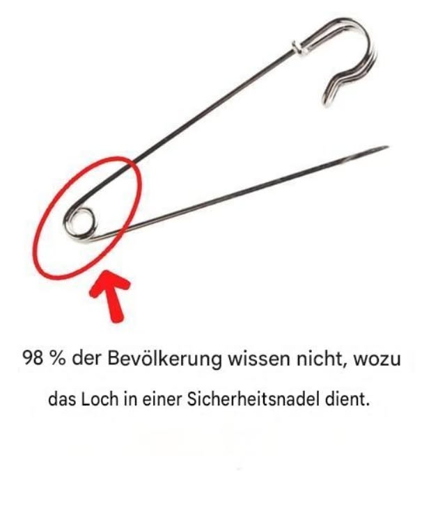 Wozu dient das kleine Loch im Stock?