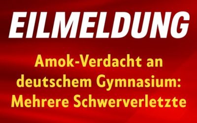 Großeinsatz an deutschem Gymnasium: Vier Schwerverletzte – was passiert ist