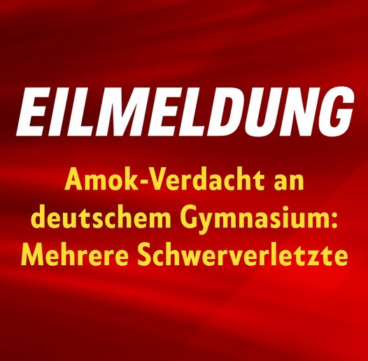 Großeinsatz an deutschem Gymnasium: Vier Schwerverletzte – was passiert ist
