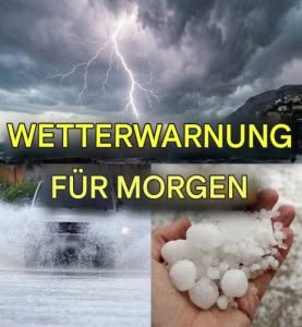 Der Katastrophenschutz hat Unwetterwarnungen für Ihre Region herausgegeben. Hier finden Sie die betroffenen Gebiete