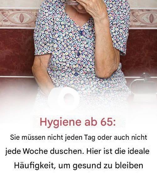 Warum tägliches Duschen nach dem 65. Lebensjahr mehr schaden als nutzen kann.