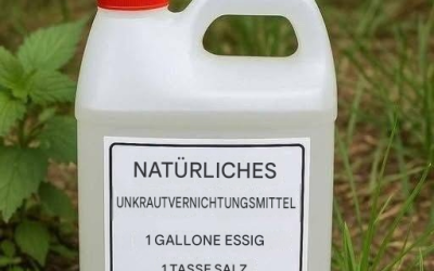 Meine Oma schwört auf dieses selbstgemachte Unkrautvernichtungsmittel. So funktioniert es.