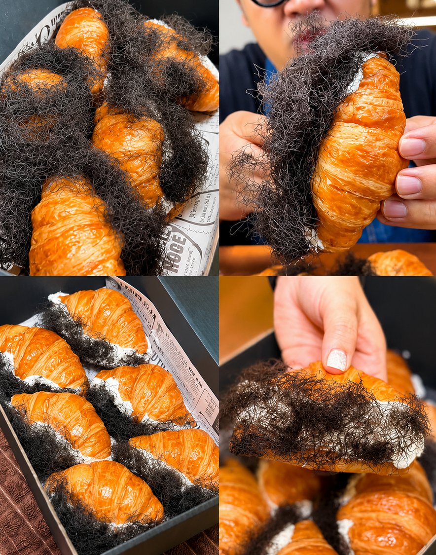 Pattayas „Schamhaar“-Croissant – Würdest du das essen? Das seltsame Croissant, das die sozialen Medien im Sturm eroberte