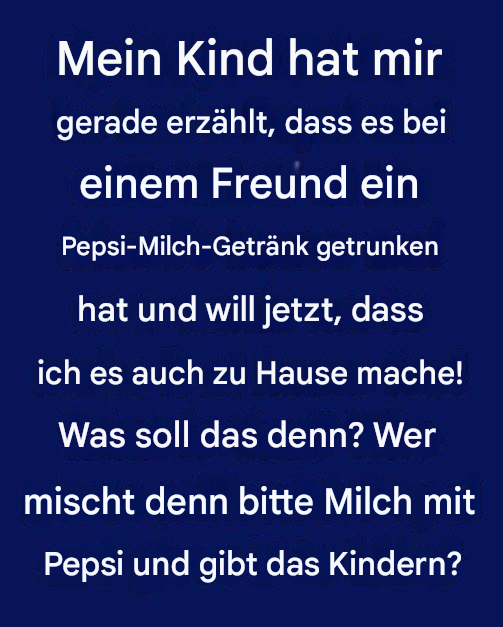 Pepsi mit Milch: Die unerwartete Kombination ist ein neuer Trend