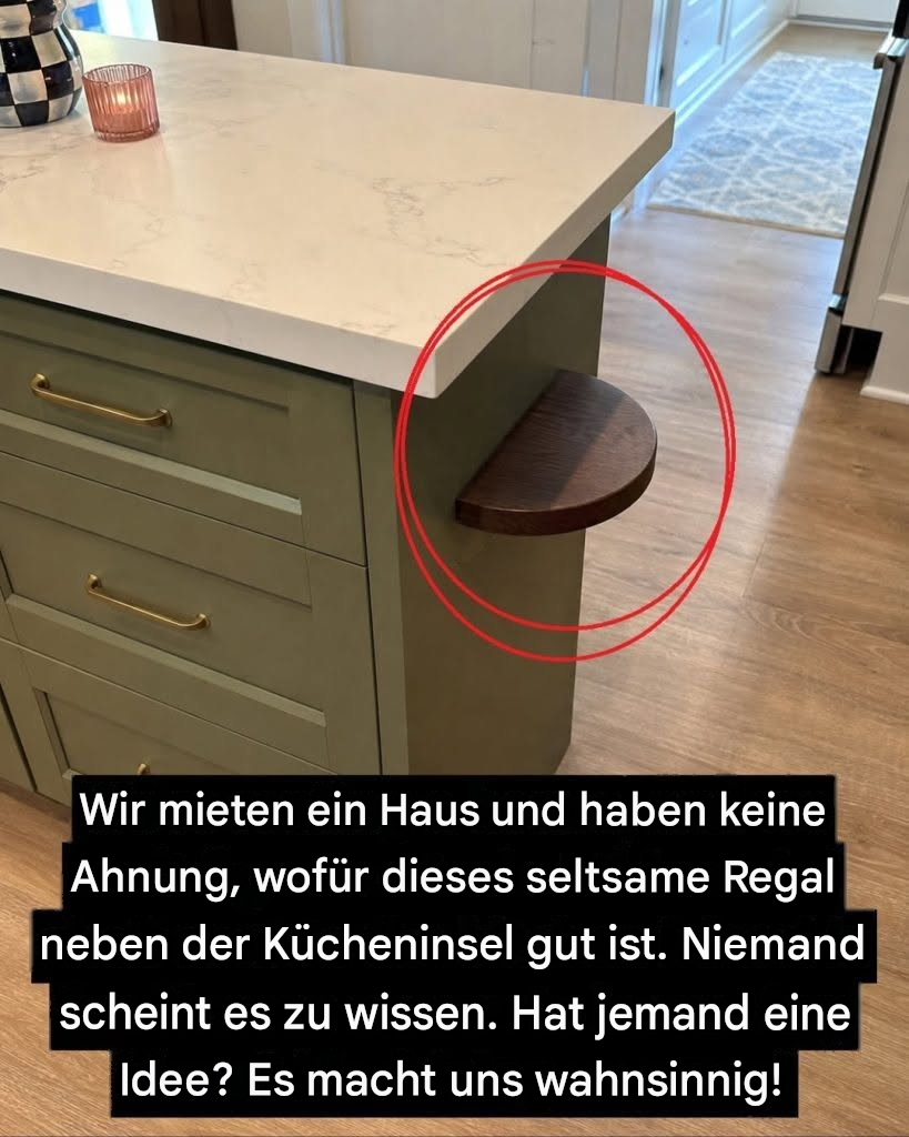 Das Geheimnis des kleinen Vorsprungs: Wozu dient dieses kleine Regal auf der Kücheninsel eigentlich (und wie man es lieben lernt)