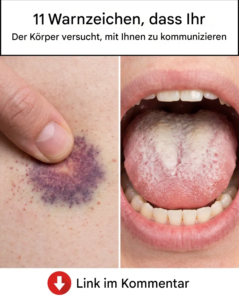 Ihr Körper schlägt Alarm: 11 Signale, die Sie nicht länger ignorieren dürfen.
