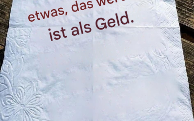Manche Dinge sind mehr wert als Geld