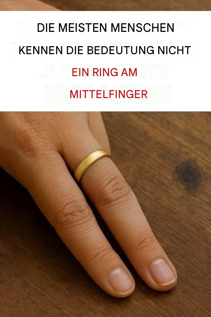 Die Bedeutung des Ringtragens am Mittelfinger – Symbolik, Stil und Kultur