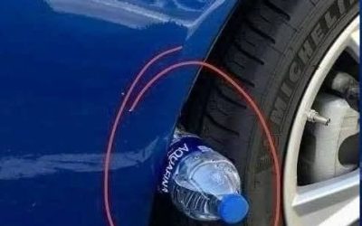 Wenn eine Plastikflasche im Türgriff Ihres Autos steckt, werfen Sie sie weg! Das bedeutet es (und das müssen Sie tun).