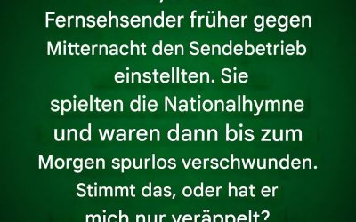 Ist es wichtig, dass die Fernsehkanäle vor dem Abend ausgestrahlt werden?