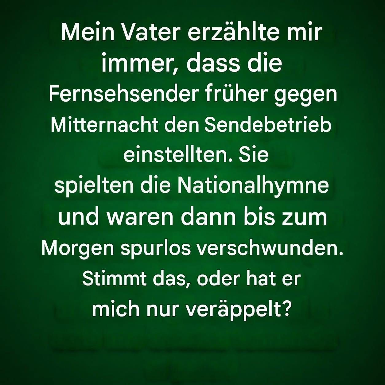 Ist es wichtig, dass die Fernsehkanäle vor dem Abend ausgestrahlt werden?