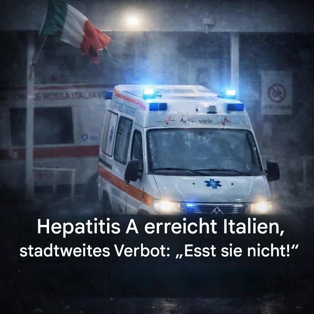 Hepatitis A erreicht Italien, dringende Maßnahmen: Konsum verboten (1 / 2)