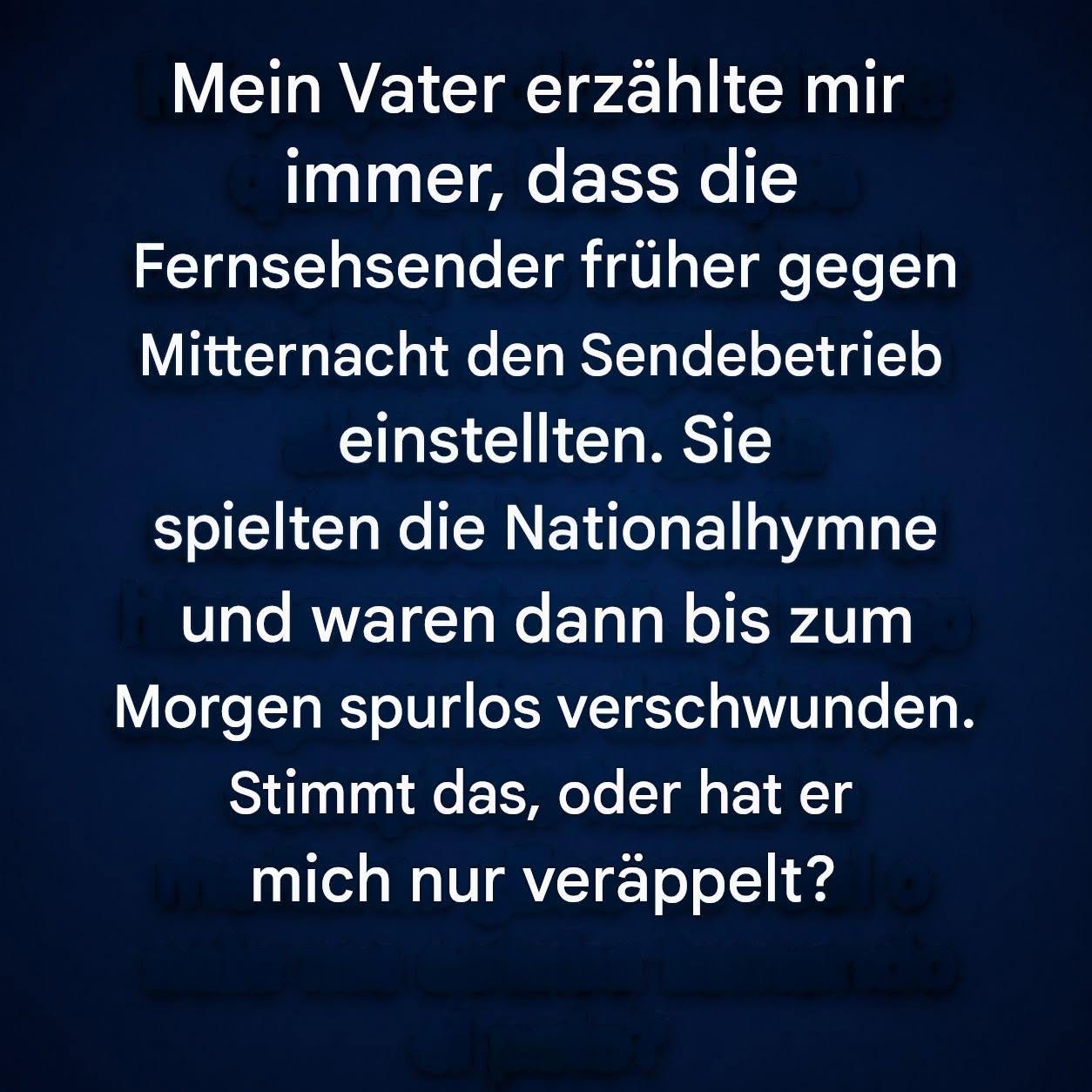 Ist es wichtig, dass die Fernsehkanäle vor dem Abend ausgestrahlt werden?