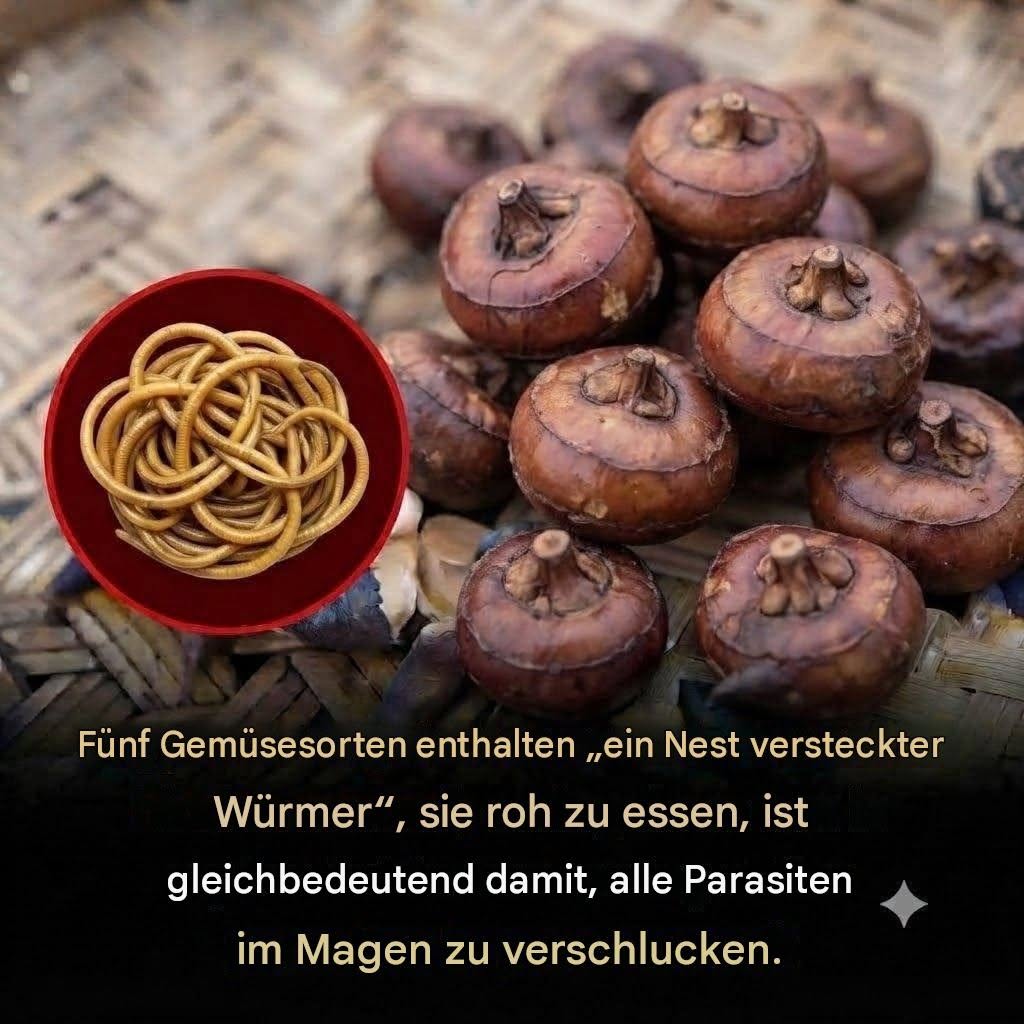Bevor Sie diese 7 Gemüsesorten roh verzehren, erfahren Sie, wie Sie das Risiko von Parasiten und Kontaminationen verringern können.