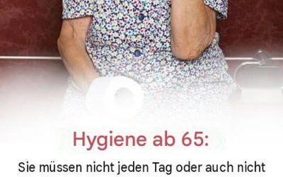 Warum tägliches Duschen nach dem 65. Lebensjahr mehr schaden als nutzen kann.